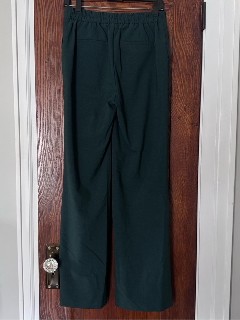 Dark Green Wide-Leg Dress Pants size 4 - Picture 2 of 4